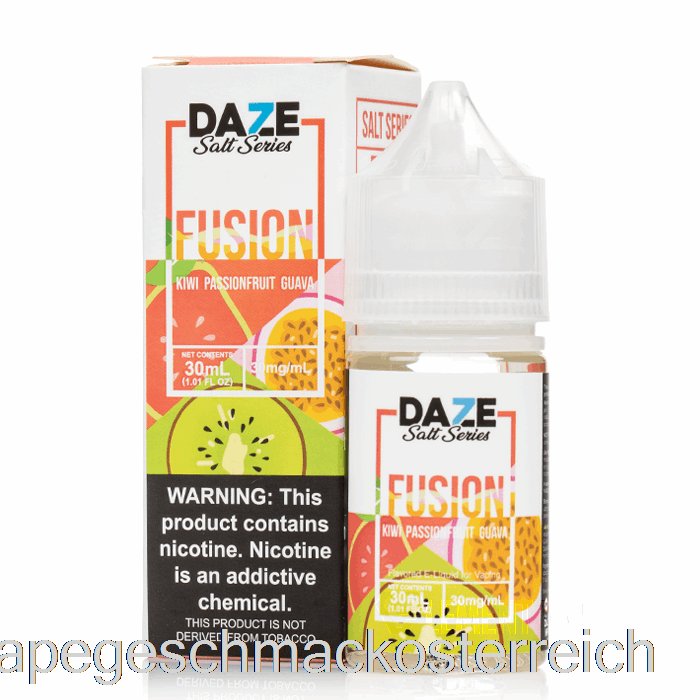 Kiwi-Passionsfrucht-Guave – 7 Daze-Salze – 30 Ml, 30 Mg Vape-Geschmack